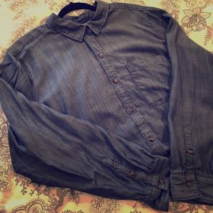 Liz Claiborne Denim Shirt XXL